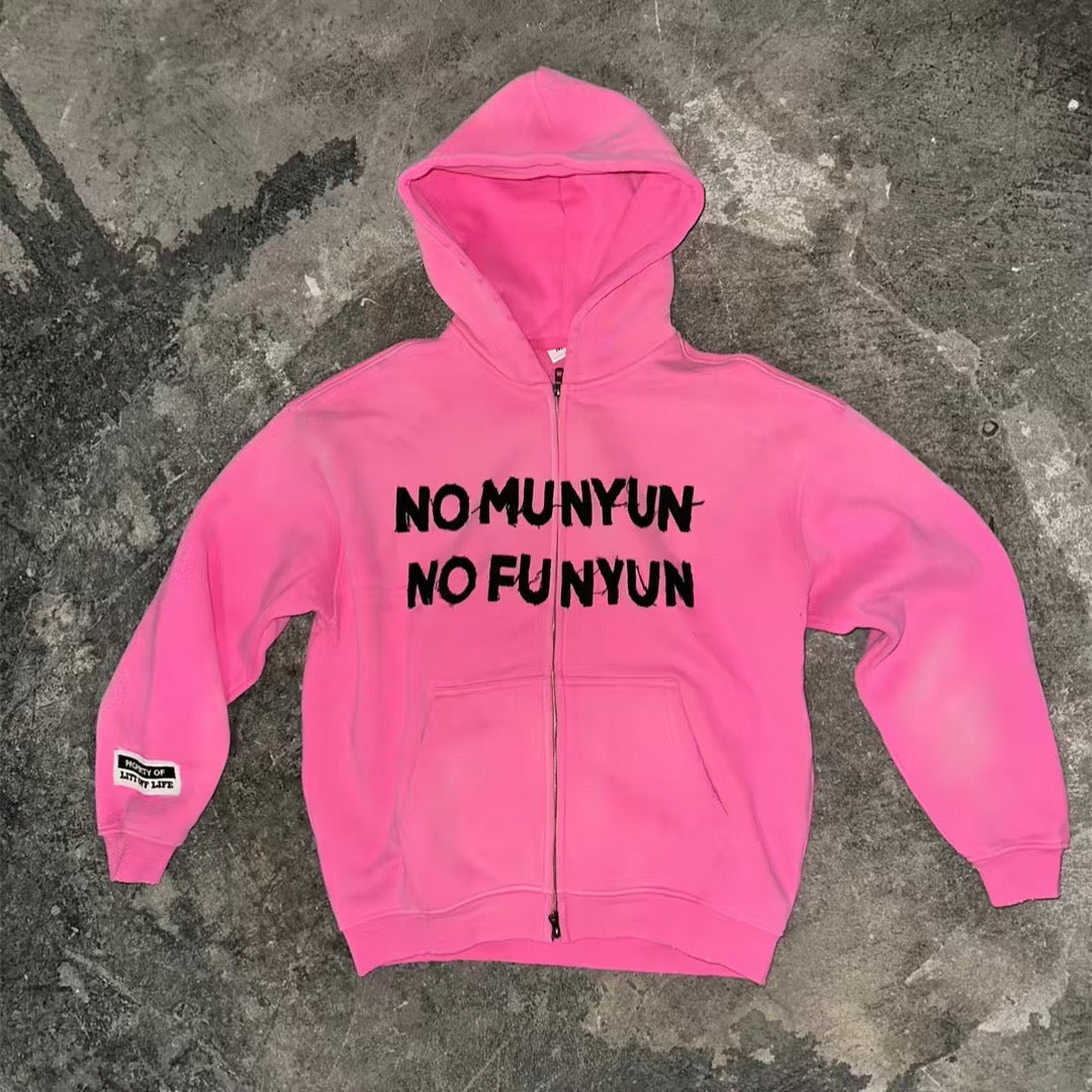 NMNF Embroidery Patch Zip-Up