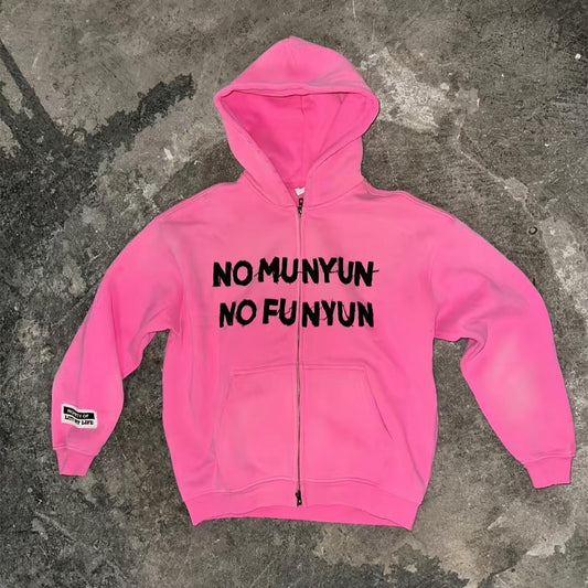NMNF Embroidery Patch Zip-Up