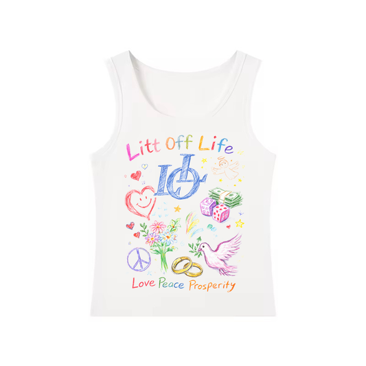Women's Love Peace Prosperity Tank